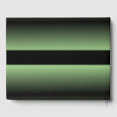 Apple Green Shine Personalisiert Gästebuch (Rückseite)