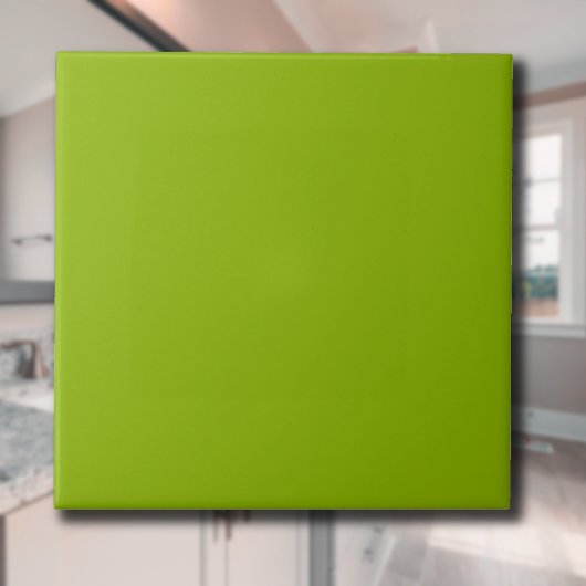 Apple Green Solid Color | Classic | elegant Fliese