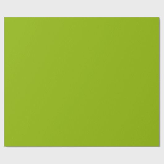 Apple Green Solid Color | Classic | elegant Geschenkpapier (Flach)