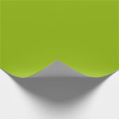 Apple Green Solid Color Geschenkpapier (Ecke)