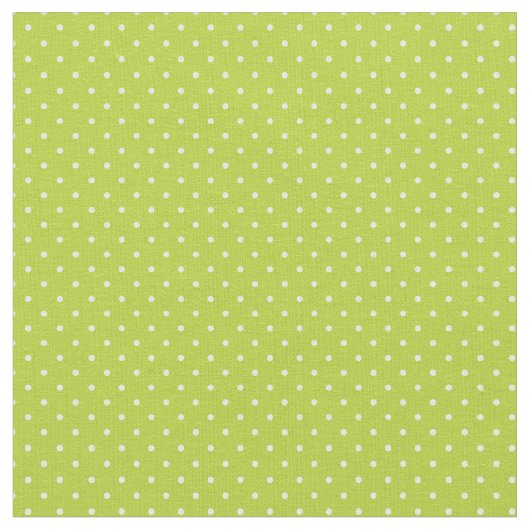 Apple Green Tiny Dots Stoff (Nahaufnahme)