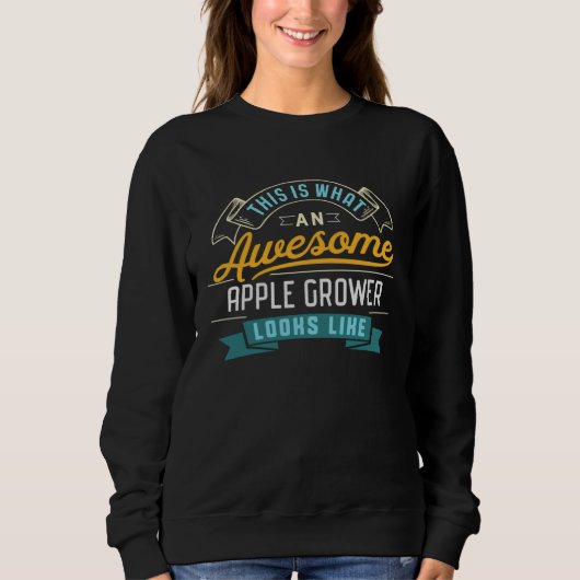 Apple Grower Awesome Job Occupation Graduation Sweatshirt (Vorderseite)