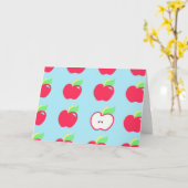 Apple Grußkarte Karte (Gelbe Blume)