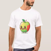 Apple Happy Cartoon T-Shirt (Vorderseite)
