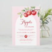 Apple Harvest Boho Arch Coed Fall Chic Girl Dusche Einladung (Stehend Vorderseite)