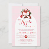 Apple Harvest Bow Boho Arch Coed Fall Girl Dusche Einladung (Vorderseite)