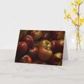 Apple Harvest Karte (Gelbe Blume)