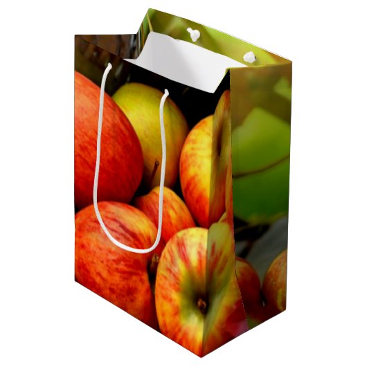 Apple Harvest Mittlere Geschenktüte (Vorderseite Schrägansicht)