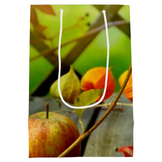 Apple Harvest Mittlere Geschenktüte (Rückseite)