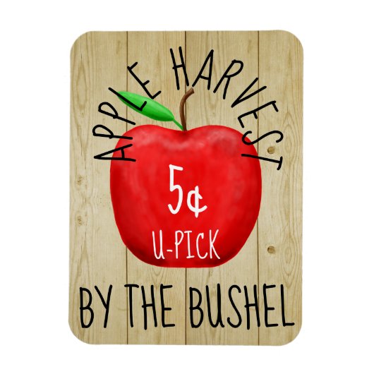 Apple Harvest Vintag Sign Magnet (Vertikal)