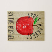 Apple Harvest Vintag Sign Puzzle (Horizontal)