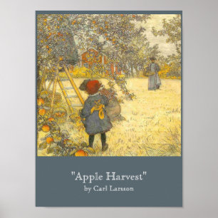 Apple Harvest von Carl Larsson Poster