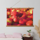 Apple Harvest Wandteppich Mit Holzrahmen (Schlafzimmer)