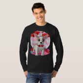 Apple Head Chihuahua Herz Valentine Day Deco T-Shirt (Vorne ganz)