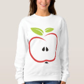 Apple Healthy Red Fruit Sweatshirt (Vorderseite)