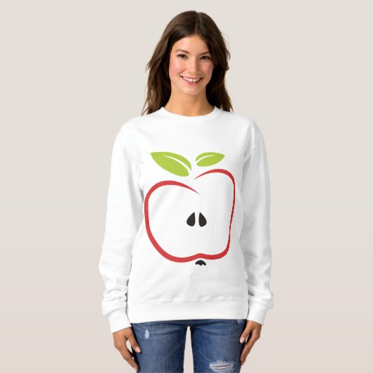 Apple Healthy Red Fruit Sweatshirt (Vorne ganz)