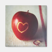 Apple Heart Magnet (Vorne)