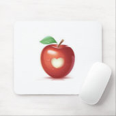 Apple-Herz Mousepad (Mit Mouse)