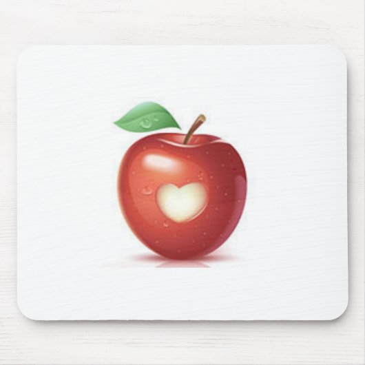 Apple-Herz Mousepad (Vorne)