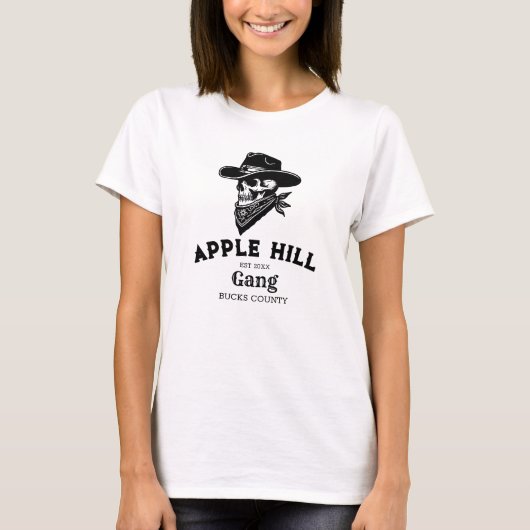 Apple Hill Gang Bucks Landkreis, Western, Spaß, Ei T-Shirt (Vorderseite)