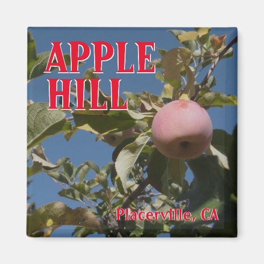 Apple Hill Placerville Travel Magnet (Vorne)