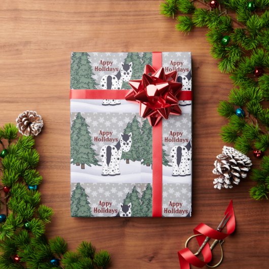 Apple Holidays Leopard Appaloosa Pferd Weihnachten Geschenkpapier (Feiertagsgeschenk)