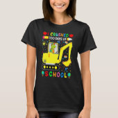 Apple I Crushed 100 Day of School Dinosaur Truck F T-Shirt (Vorderseite)