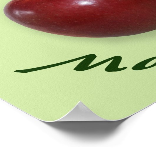 Apple-Identifizierung Poster (Ecke)