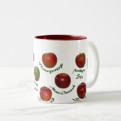 Apple-Identifizierungs-Tasse Zweifarbige Tasse (VorderseiteRechts)