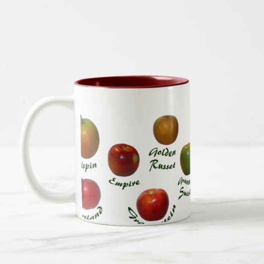 Apple-Identifizierungs-Tasse Zweifarbige Tasse (Links)