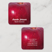 Apple-Imitatblick Quadratische Visitenkarte (Vorne/Hinten)