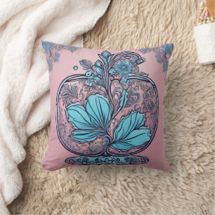Apple in Crystal Lace AI Art Kissen