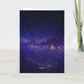 Apple in der dankbaren Galaxy Danke-Card Dankeskarte (Rückseite)