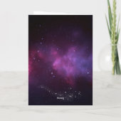 Apple in der dankbaren Galaxy Danke-Card Dankeskarte (Rückseite)