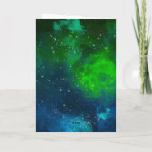 Apple in der dankbaren Galaxy Danke-Card Dankeskarte (Rückseite)