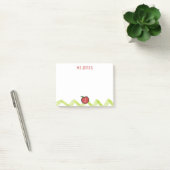 Apple Individuelle Name Monogram Post it® Notes Post-it Klebezettel (Büro)