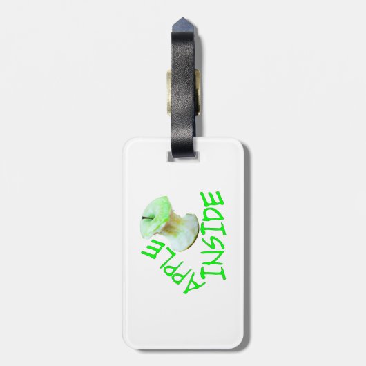 Apple Inside Gepäckanhänger (Rückseite vertikal)