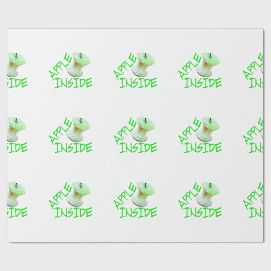 Apple Inside Geschenkpapier (Flach)