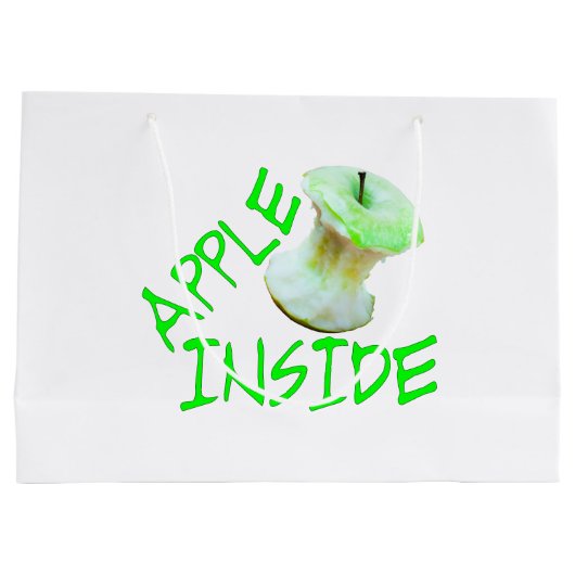 Apple Inside Große Geschenktüte (Rückseite)