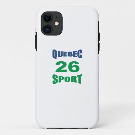 Apple iPhone11 Hülle  QUEBEC  SPORT  26 (Rückseite)