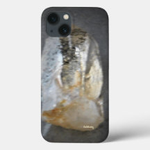 Apple iPhone13 Hülle Gold Quarz Kristall Design