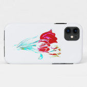 Apple iPhone 11 Hülle Blumen Design Stil (Rückseite (Horizontal))