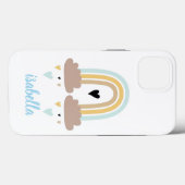 Apple iPhone 13 Case - Regenbogenhaut Gestreifter  (Rückseite (Horizontal))