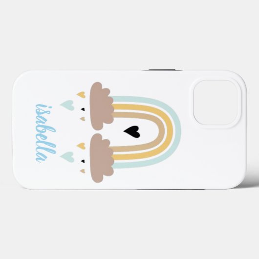 Apple iPhone 13 Case - Regenbogenhaut Gestreifter  (Rückseite (Horizontal))