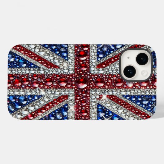 Apple iPhone 14 Case-Mate Britische Farben Hülle (Rückseite (Horizontal))