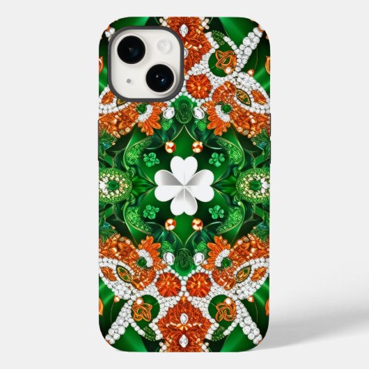 Apple iPhone 14 Case-Mate Irische Farben Hülle (Rückseite)