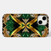 Apple iPhone 14 Case-Mate Jamaica Farben Hülle (Rückseite (Horizontal))