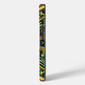 Apple iPhone 14 Case-Mate Jamaikanische Farben Hülle (Rückseite / Links)