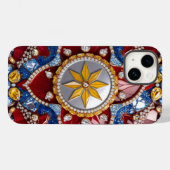 Apple iPhone 14 Case-Mate kolumbianische Farben Hülle (Rückseite (Horizontal))