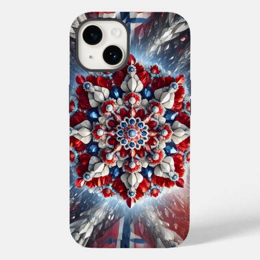 Apple iPhone 14 Case-Mate Norwegische Farben Hülle (Rückseite)